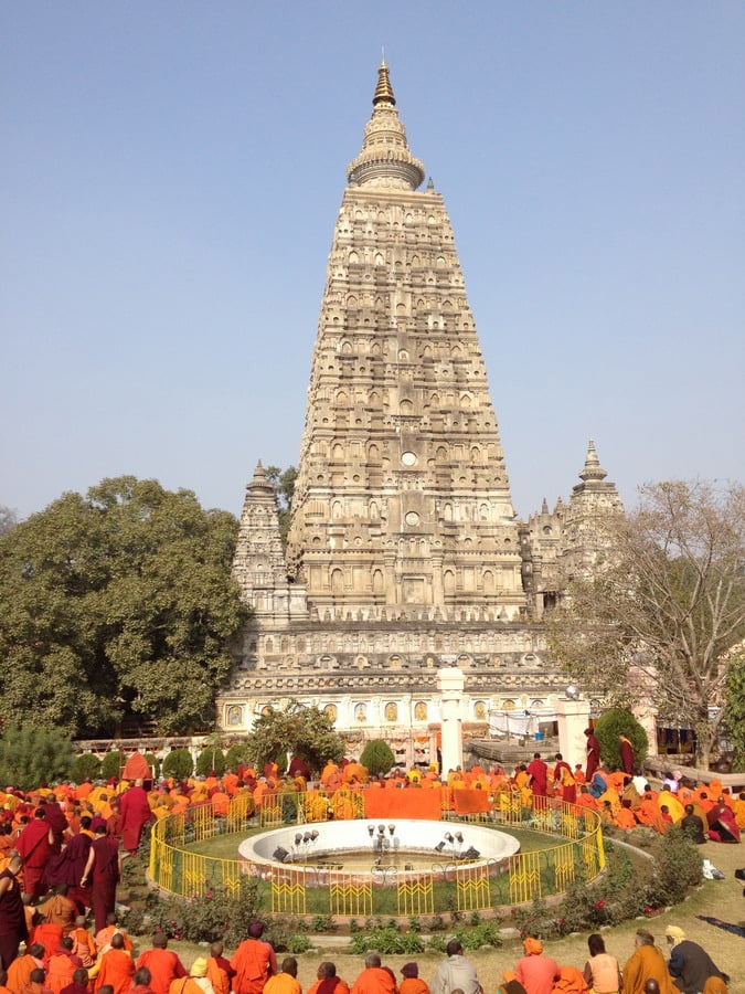Bodh Gaya - nơi đức Phật thành đạo. Ảnh: Internet