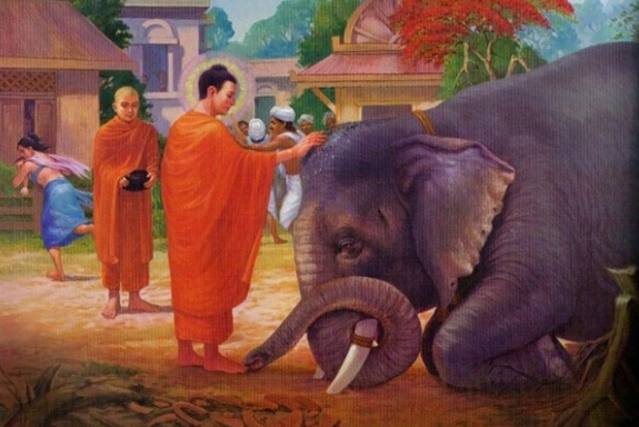Người cư sĩ tại gia mới tu, trước hết là không giết người. Chẳng những tự thân mình không giết người, mà miệng cũng không xúi bảo người giết và ý cũng không thích vui khi nghe người giết nhau.