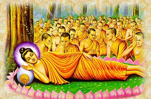 Đức Phật nhập Niết Bàn