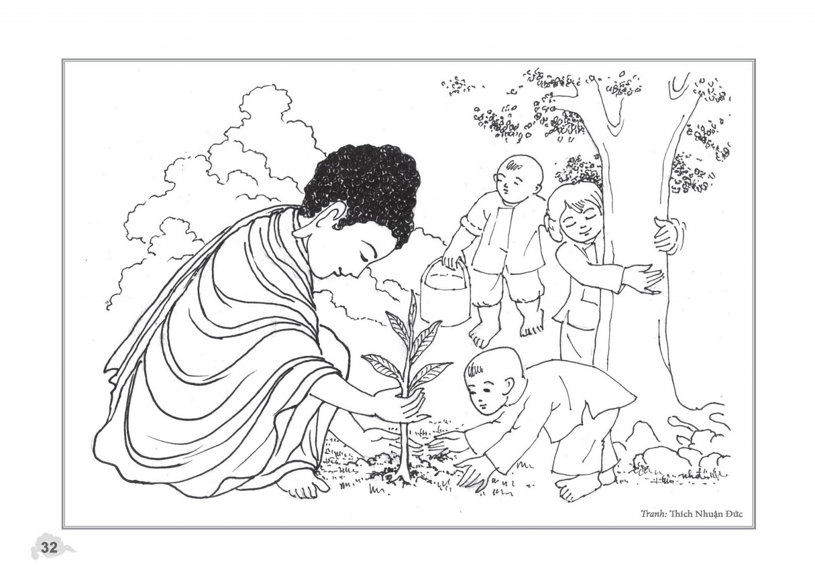 Đức Phật Với Tuổi Thơ Nhìn Từ Tranh Vẽ