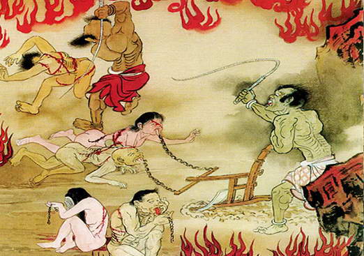 Tội tà dâm có nghiệp báo khổ cực nơi địa ngục.
