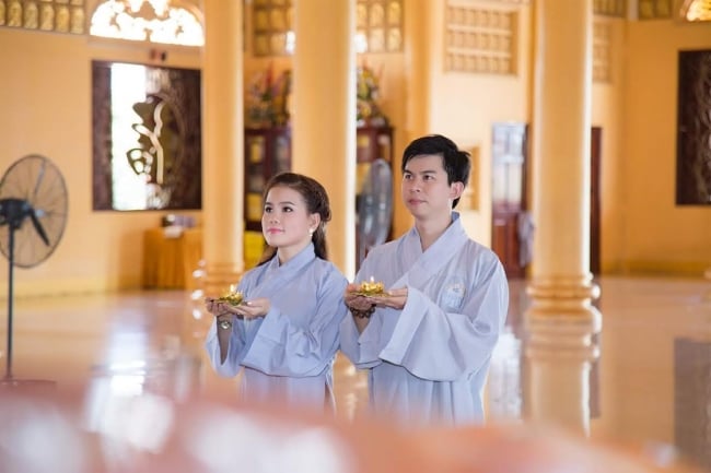 Căn lành lớn là do nhiều duyên kết tập trong sự tu hành. Ảnh minh họa.