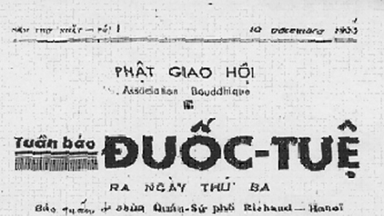 Báo chí Phật giáo Việt Nam xuất hiện trong phong trào chấn hưng Phật giáo Việt Nam.