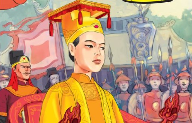 Vua Trần Thái Tông dứt bỏ ngai vàng để chấm đứt sự khổ đau tinh thần. Vua đã bỏ Kinh đô để lên núi Yên Tử vào một đêm vắng lặng. Gặp Quốc sư Phù Vân, vua nói: “Nhập thử sơn, duy cầu tác Phật, bát cầu tha vật”.