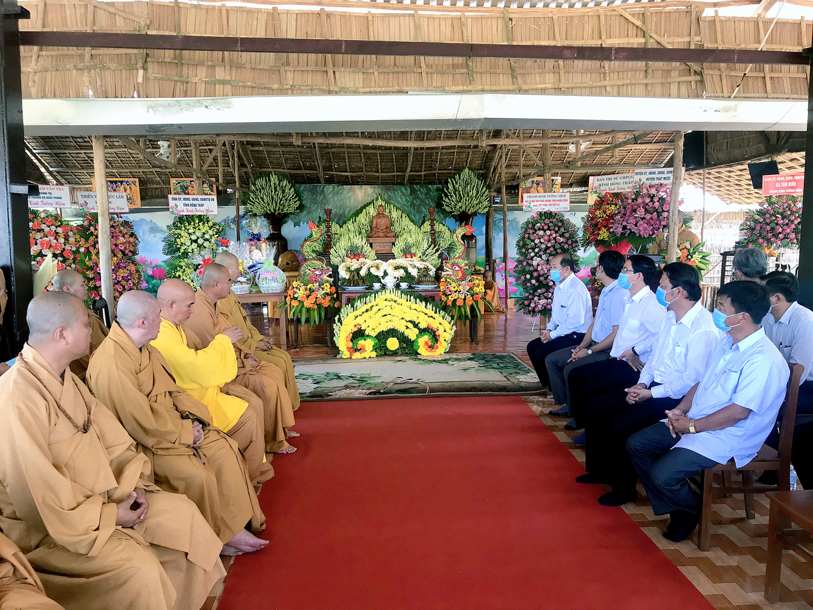 Lễ tưởng niệm lần thứ 712 năm Đức vua Phật Hoàng Trần Nhân Tông nhập Niết bàn tại Đồng Tháp