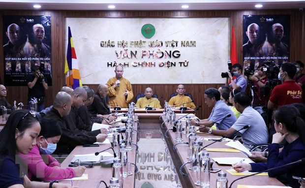 Quang cảnh buổi họp báo.