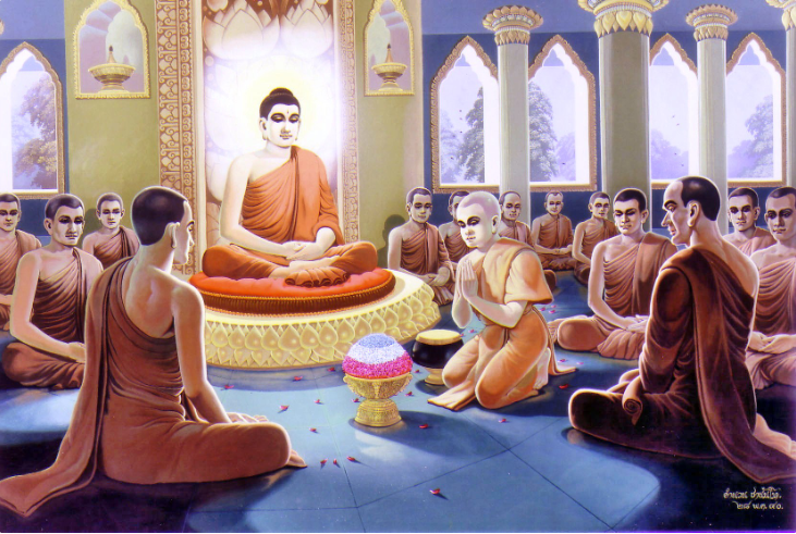 Tôn giá Xá Lợi Phất là 1 trong 10 đại đệ tử của Phật. Ông có trí huệ hơn người ngay từ khi còn là bào thai.