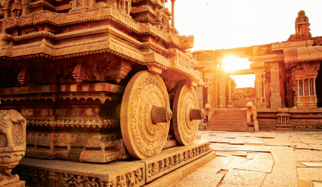 Đền Mặt trời Konark nằm bên ngoài thành phố Puri ở Orissa, Ấn Độ