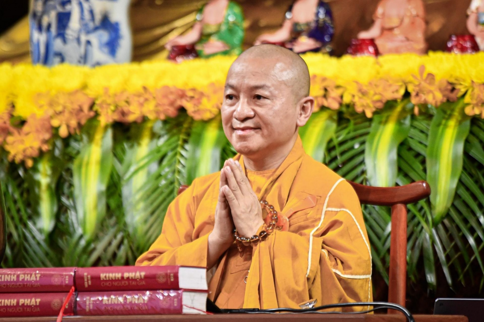 TT. Thích Nhật Từ tại lễ vinh danh trực tuyến.
