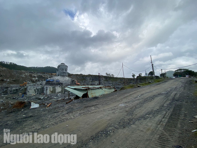 Lãnh đạo phường Hòa Khánh Nam khẳng định công trình này nằm trong khuôn viên dự án Khu văn hóa tâm linh Đà Sơn - đã được phê duyệt và cấp phép xây dựng