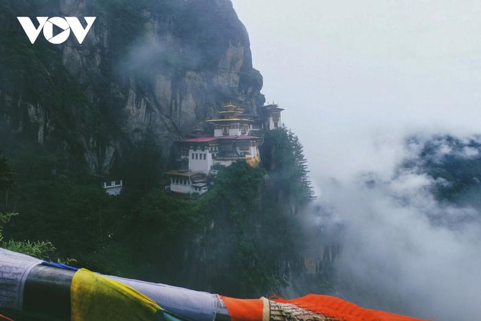 Khung cảnh tu viện Tiger’s Nest tại Bhutan