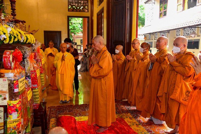 Trưởng lão Hòa thượng cùng Hội đồng Điều hành Học viện Phật giáo VN tại TP.HCM