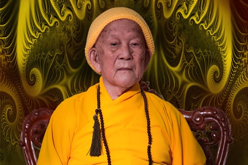 Chân dung Đại lão Hòa thượng Thích Trí Tịnh.