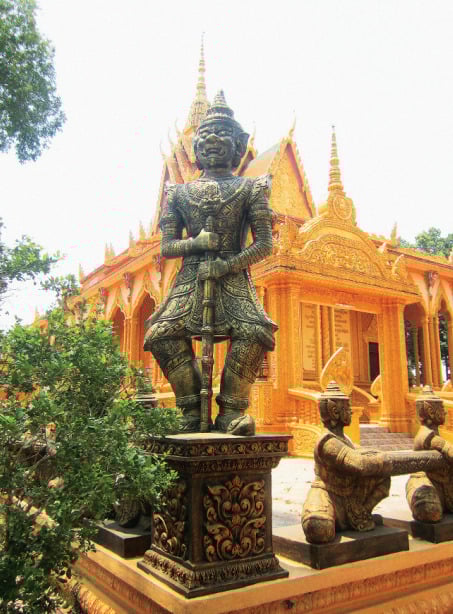 Tượng Chằn trong đời sống tâm linh của đồng bào Khmer.