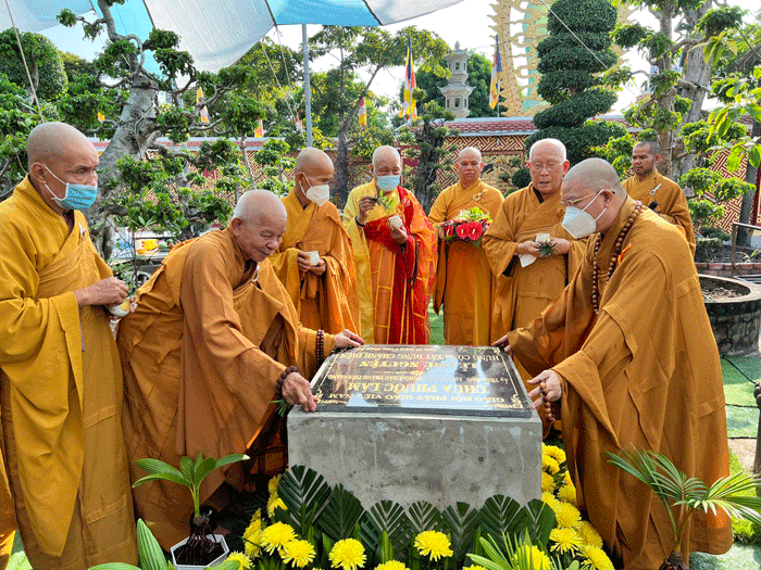 Lễ cầu nguyện tái thiết ngôi chánh điện chùa Phước Lâm