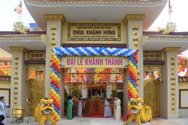 Chùa Khánh Hưng được lạc thành