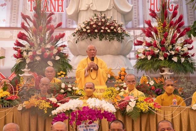 Hòa thượng Thích Quảng Hiển ban đạo từ
