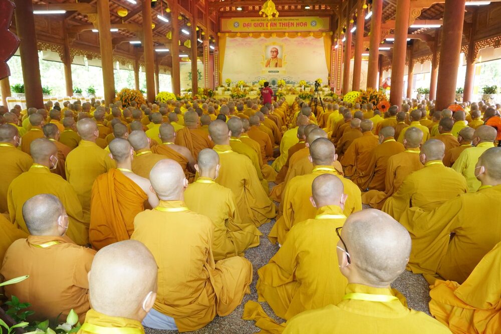 Sinh hoạt Nội quy Giới đàn với Giới tử Tăng tại Hội trường thiền viện Thường Chiếu