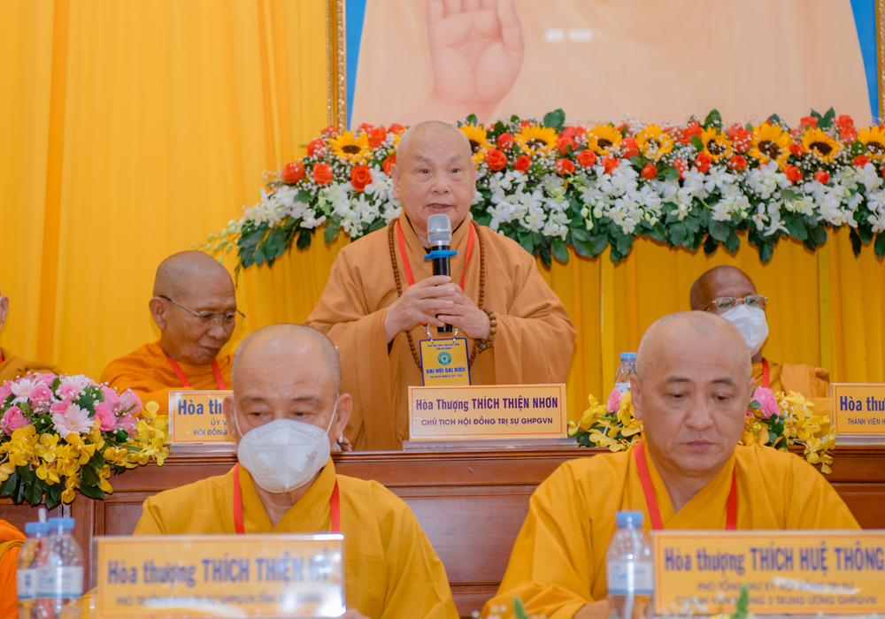 Hòa thượng Thích Thiện Nhơn ban lời đạo từ