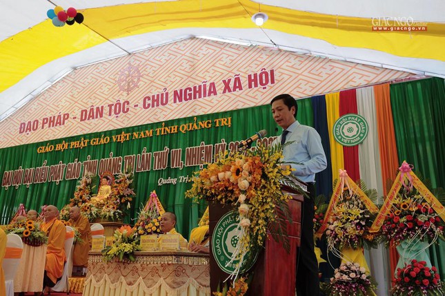 Ông Hoàng Nam phát biểu tại đại hội