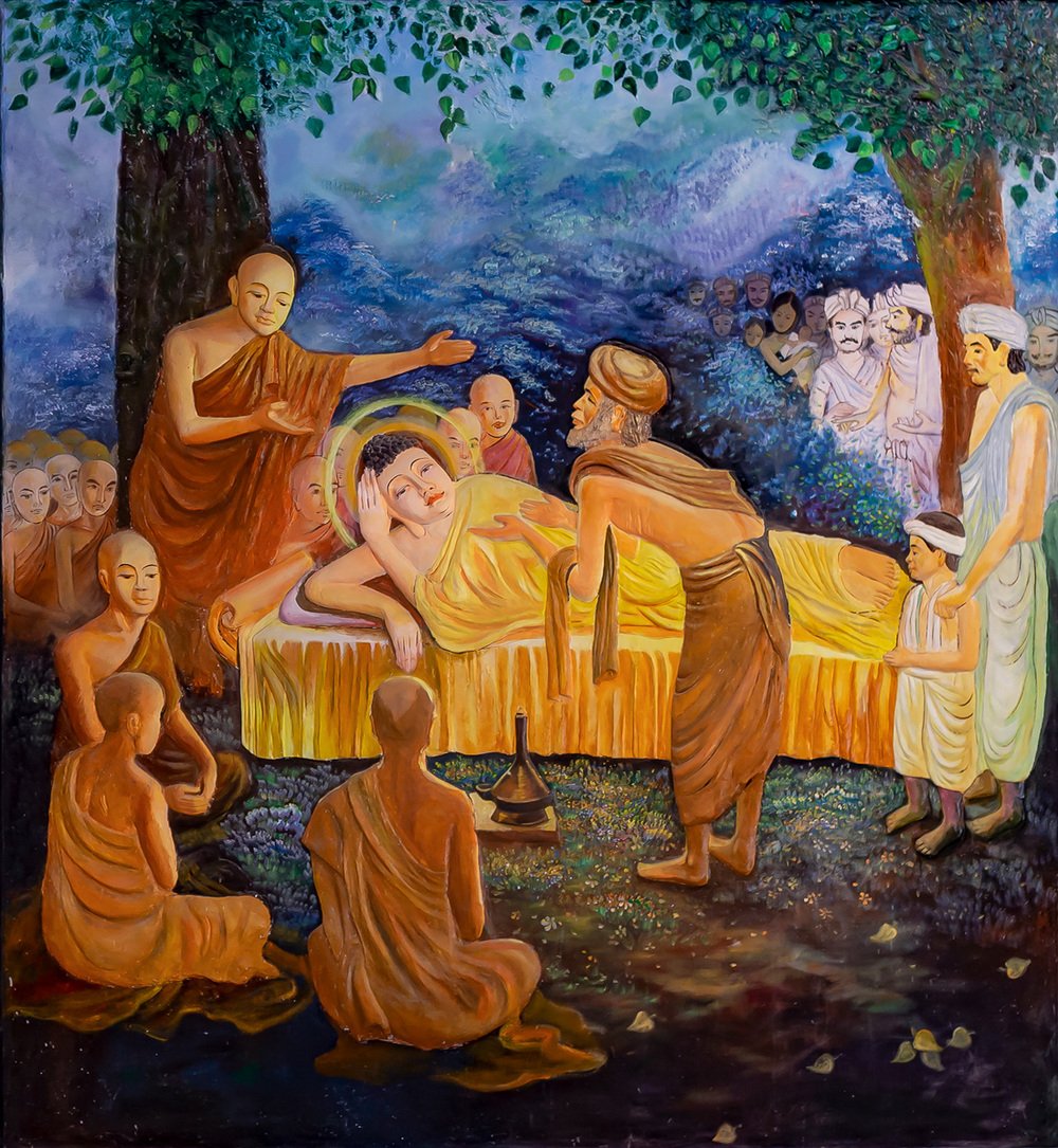 Đức Phật độ cho tu sĩ ngoại đạo Tu Bạt Đà La trước khi Ngài nhập diệt (ảnh minh họa)