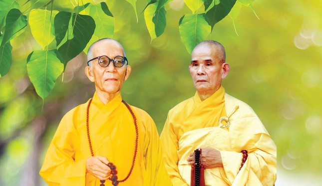 Đại lão Hòa thượng Thích Trí Tịnh và Đại lão Hòa thượng Thích Thiện Hào