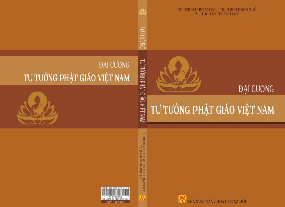 Bìa sách ' Đại cương tư tưởng Phật giáo Việt Nam'