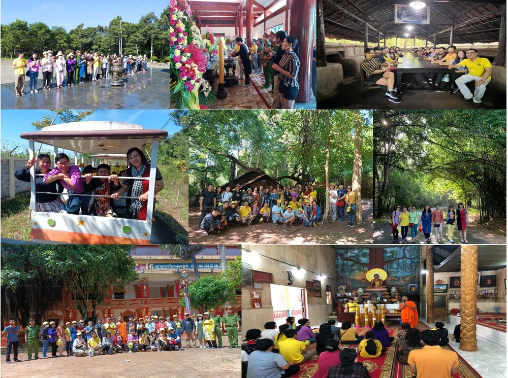 Những khoảnh khắc tuyệt đẹp của Hành trình Hoa nhân ái tại Căn cứ Tà Thiết và chùa Sóc Lớn