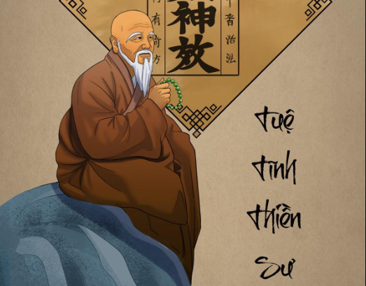 Chân dung Thiền sư Tuệ Tĩnh. Ảnh minh họa.