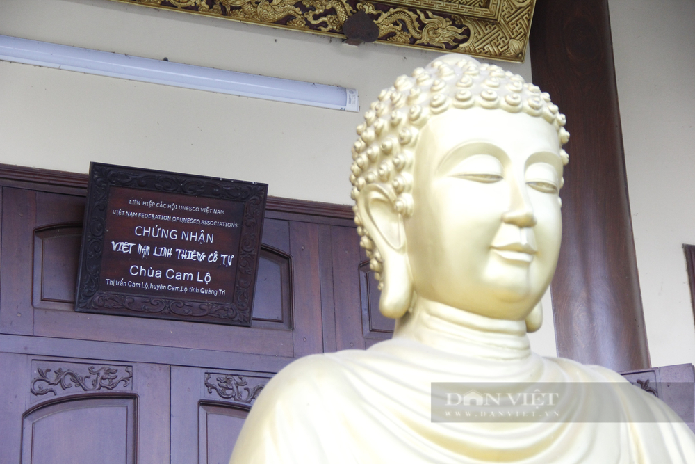 Chùa Cam Lộ được Liên hiệp các hội Unesco Việt Nam chứng nhận là Linh cổ tự của Việt Nam. Ảnh: Ngọc Vũ.