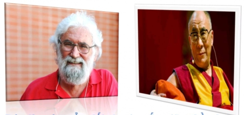 Đức Đạt Lai Lạt Ma thứ 14 và nhà thần học Leonardo Boff.