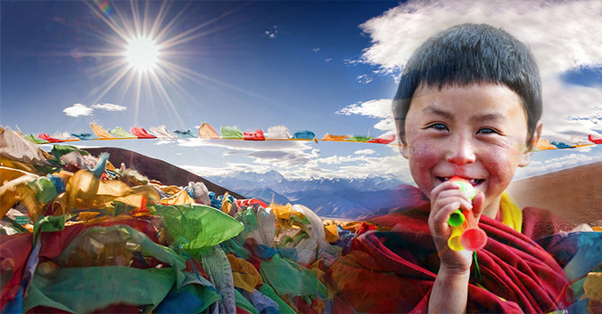 Nụ cười hạnh phúc từ Tây Tạng