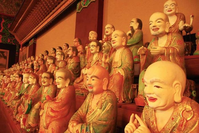 Số lượng tượng ở chùa Dược Tuyền Tự khiến ai cũng phải kinh ngạc khi biết đến. Nguồn (gody.vn)