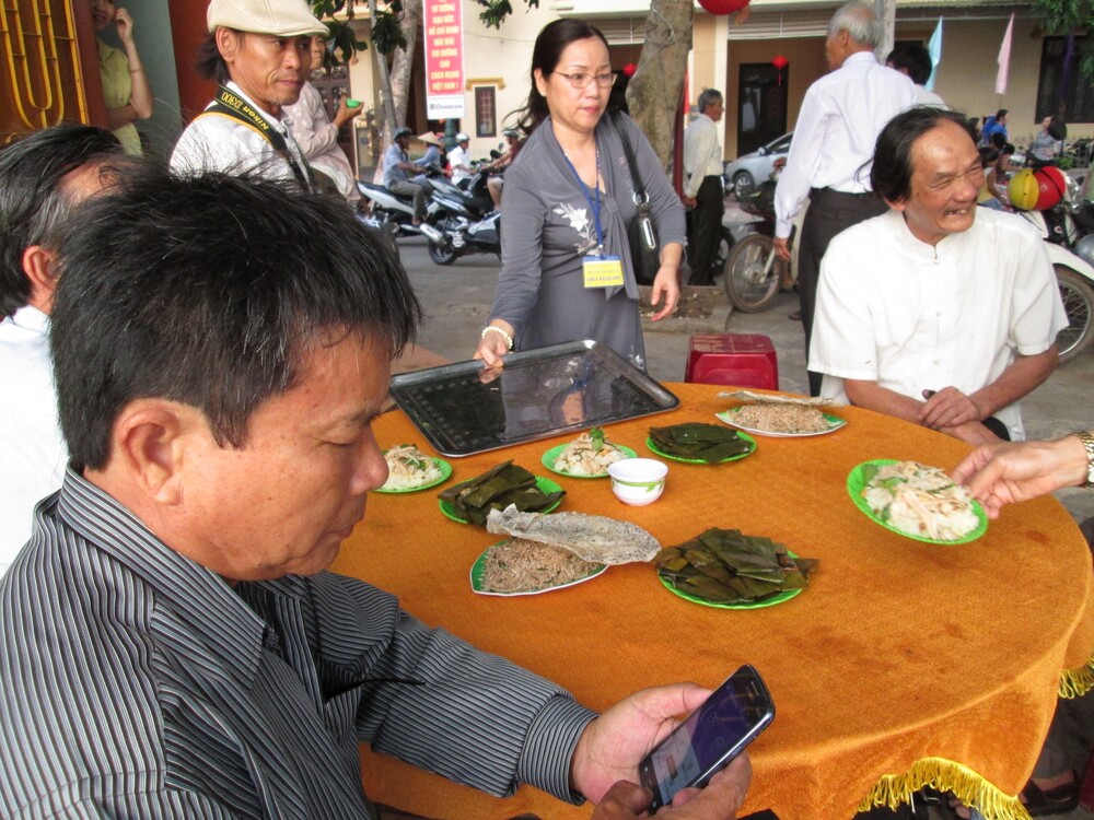 Ẩm thực chay tại TX Quảng trị, ảnh tác giả chụp.