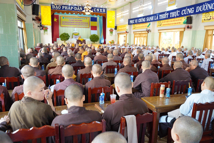 Tiền Giang: Tổ chức triển khai Văn kiện Đại hội Đại biểu GHPGVN toàn quốc lần thứ IX đến Tăng Ni