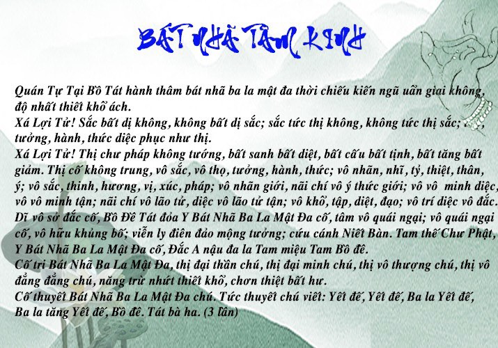 Kinh Bát Nhã chính là ngọn đuốc để soi sáng con đường giác ngộ, tỉnh thức