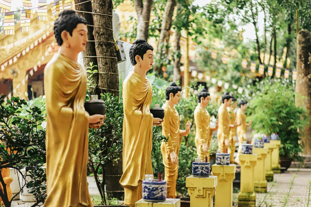 Phật tử có thể chiêm ngưỡng Phật ở nhiều nơi