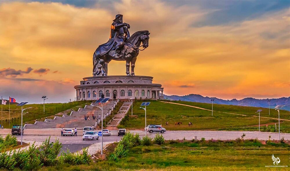 Tượng Thành Cát Tư Hãn tại thủ đô Mông Cổ.