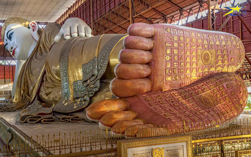Ngắm tượng Phật nằm tại chùa Chaukhtatgyi