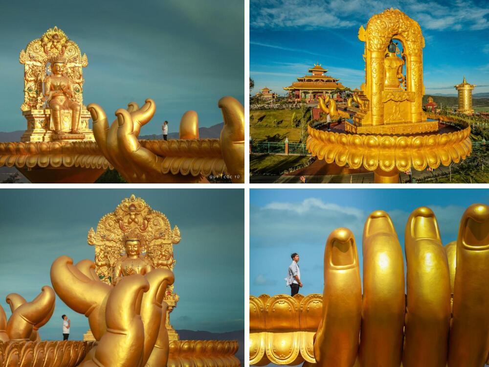 Các tượng Phật lớn tại Samten Hills Dalat