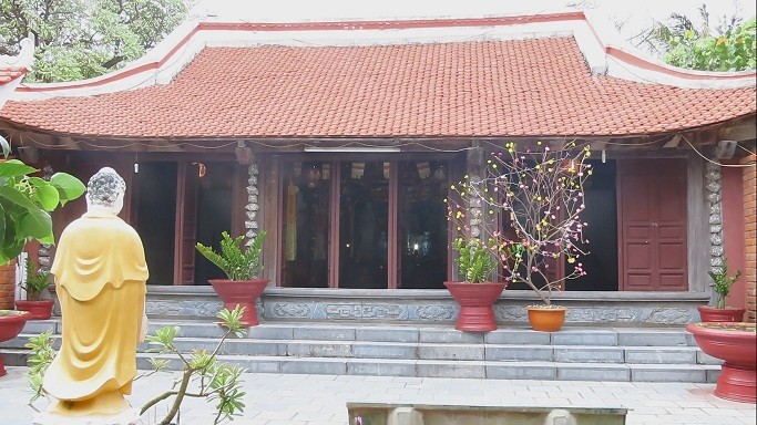 Kiến trúc thuần Việt của chùa Sinh Tồn. (Ảnh: ĐN)