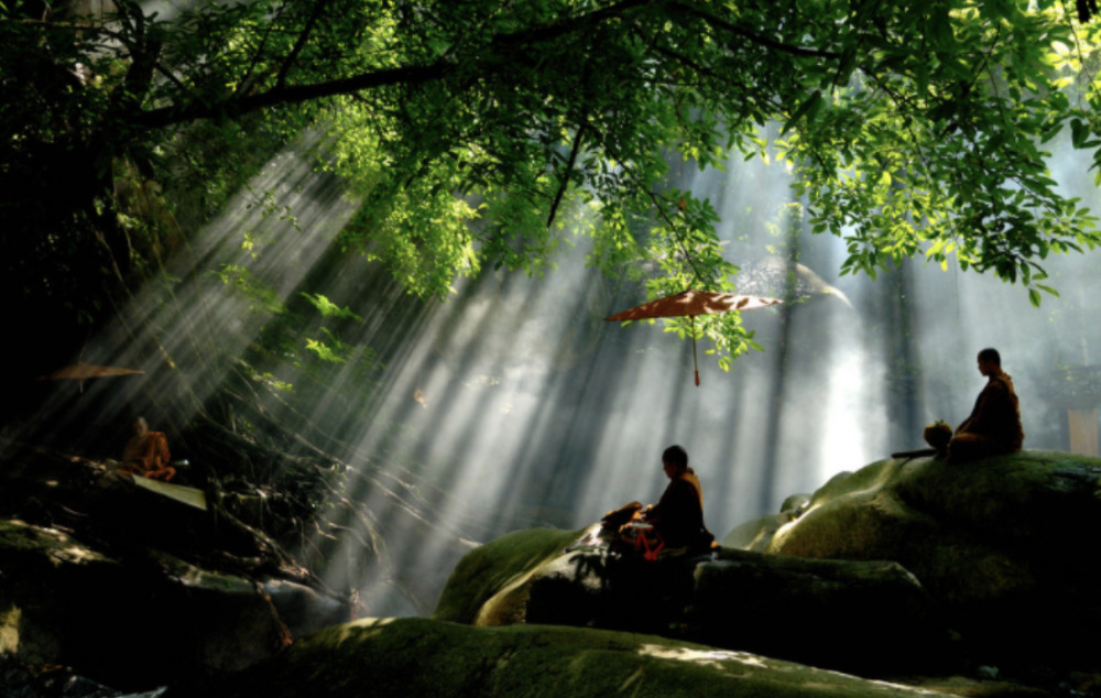 Ảnh minh hoạ về pháp tu hạnh đầu đà.