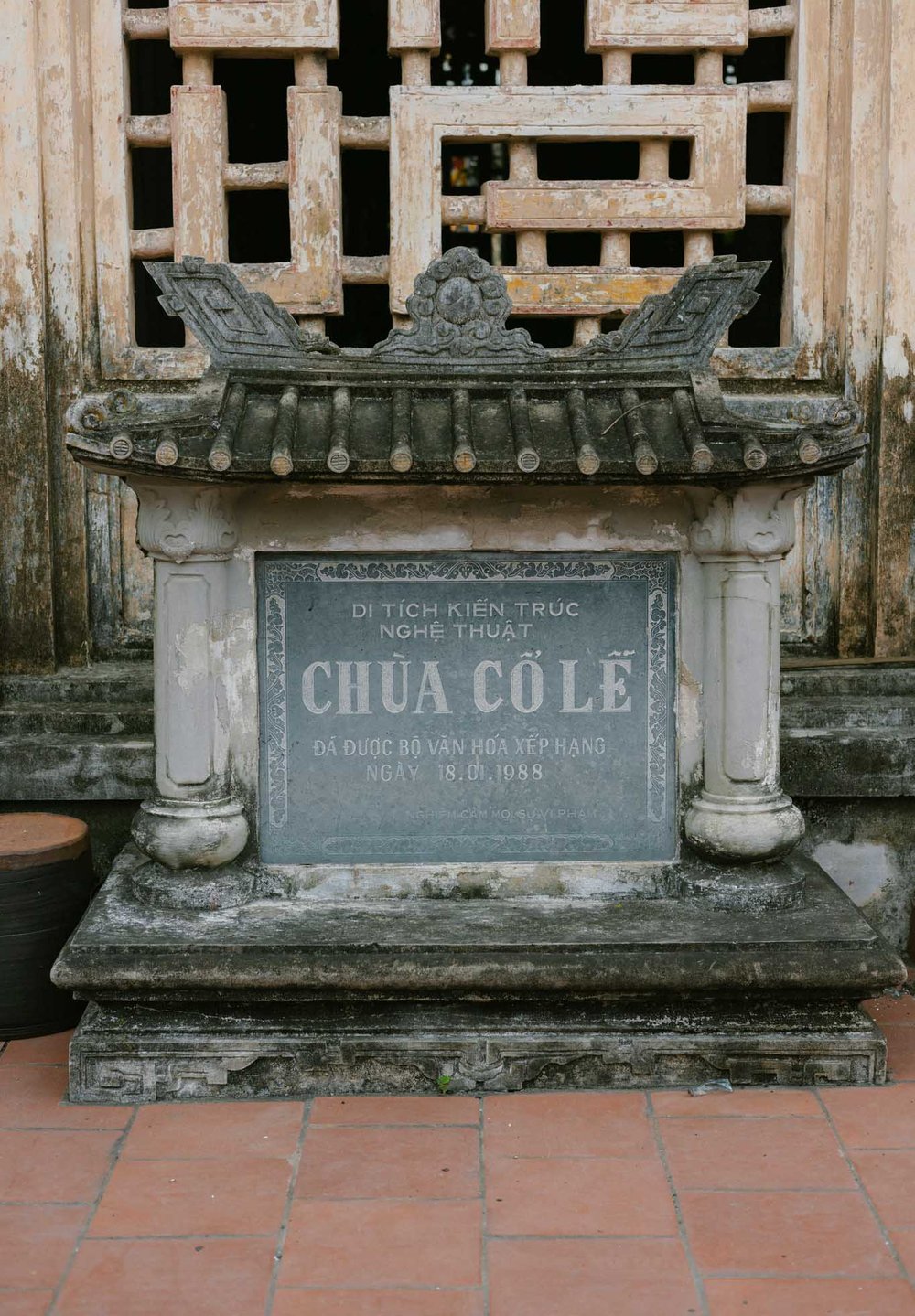 Chùa Cổ Lễ được xếp hạng Di tích kiến trúc Nghệ thuật năm 1988. Ảnh: Hồng Sơn – Tâm Nguyễn.