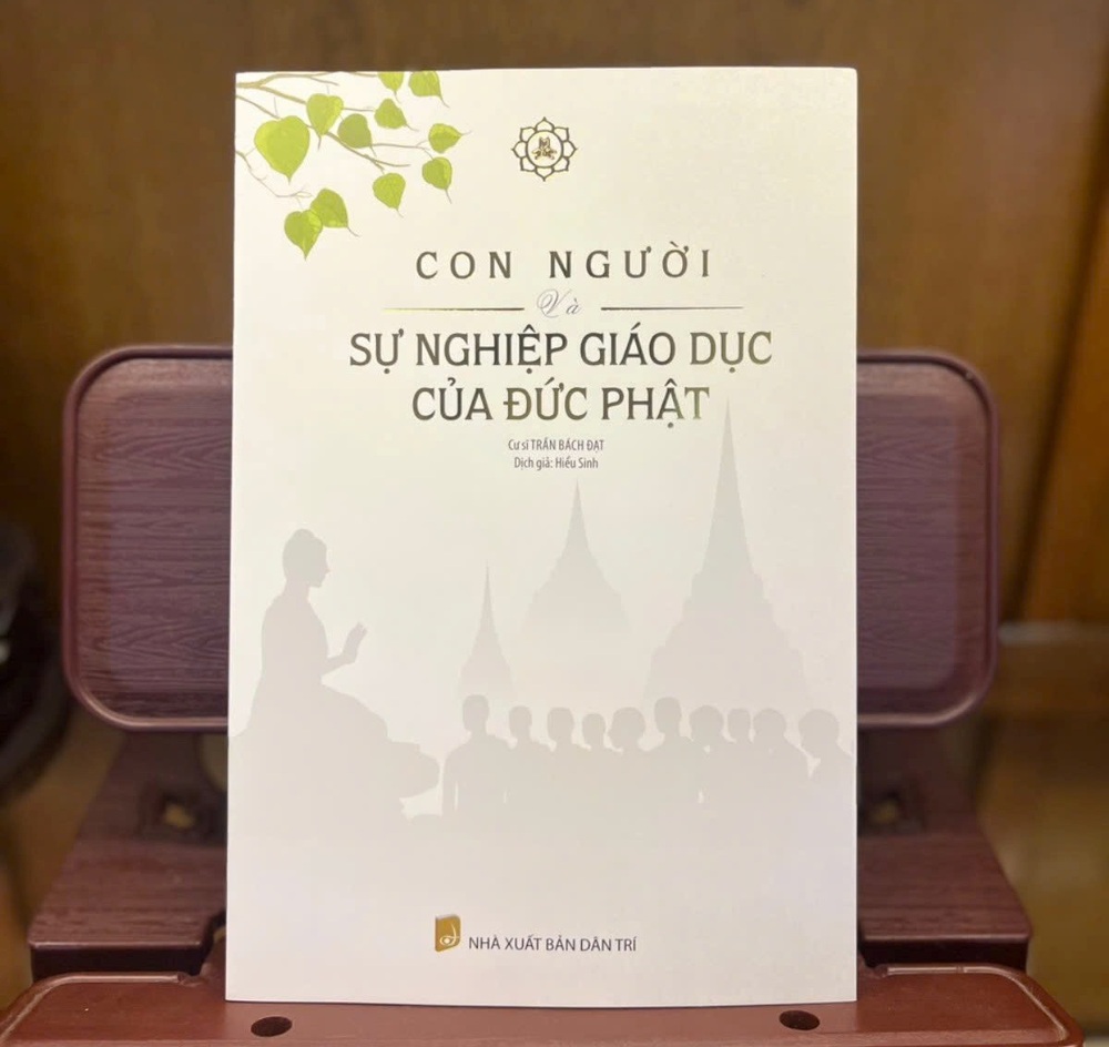 Con người và sự nghiệp giáo dục của Đức Phật. Ảnh: Vĩnh Nghiêm Books