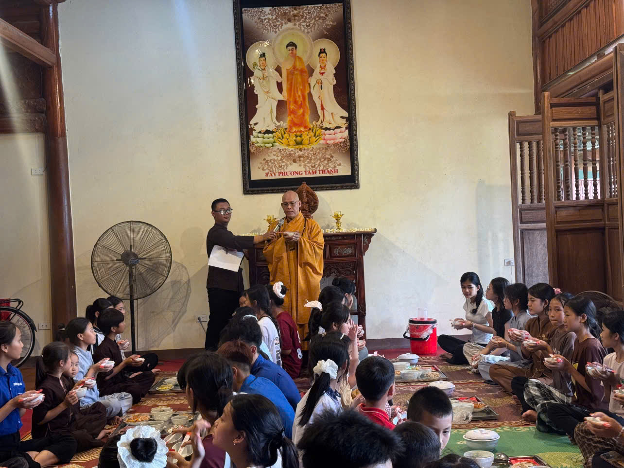Khóa tu mùa hè “Con về bên Phật – sống Thiền nâng cao trí tuệ đạo đức” tại chùa Thọ Vực  4