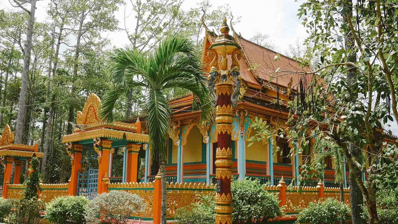 Vẻ đẹp thanh bình của chùa Phướng ở Vĩnh Long 2