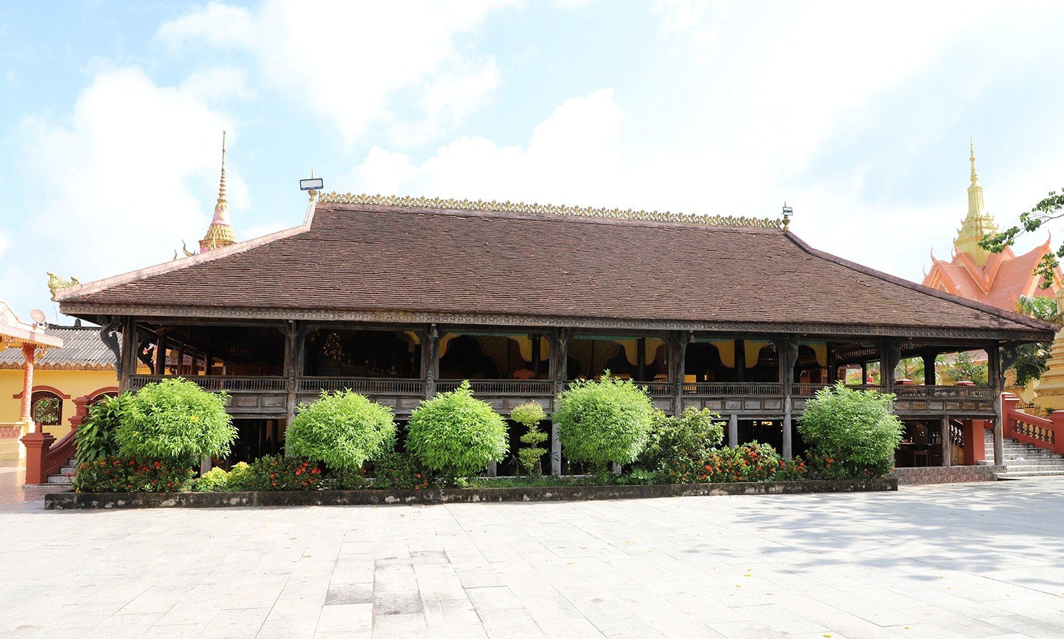 Ngôi chùa Khmer có giảng đường bằng gỗ cổ nhất miền Tây 2
