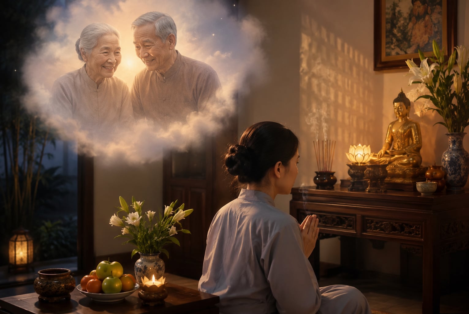 Mơ thấy người thân đã khuất, tôi nên làm gì: cúng cầu siêu hay tìm thầy xin bùa chú? 1