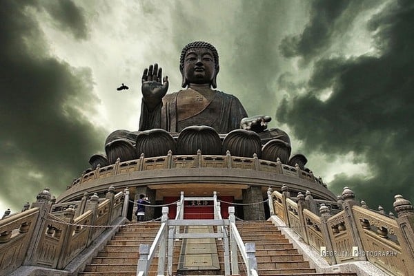 Hình ảnh ngôi chùa Phật địa Đại Nhĩ Sơn ở Hồng Kông