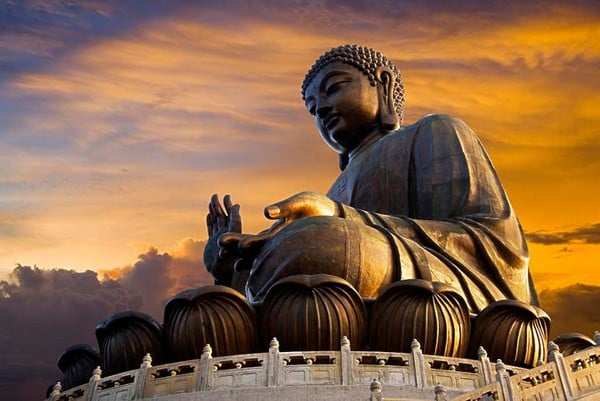 Hình ảnh ngôi chùa Phật địa Đại Nhĩ Sơn ở Hồng Kông